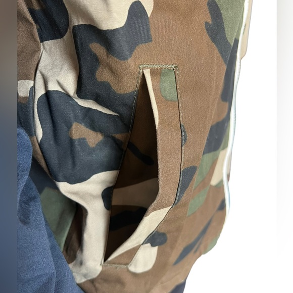 Element Wolfeboro Collection outdoor wear zip from jacket with hood in camo szS - Picture 7 of 13